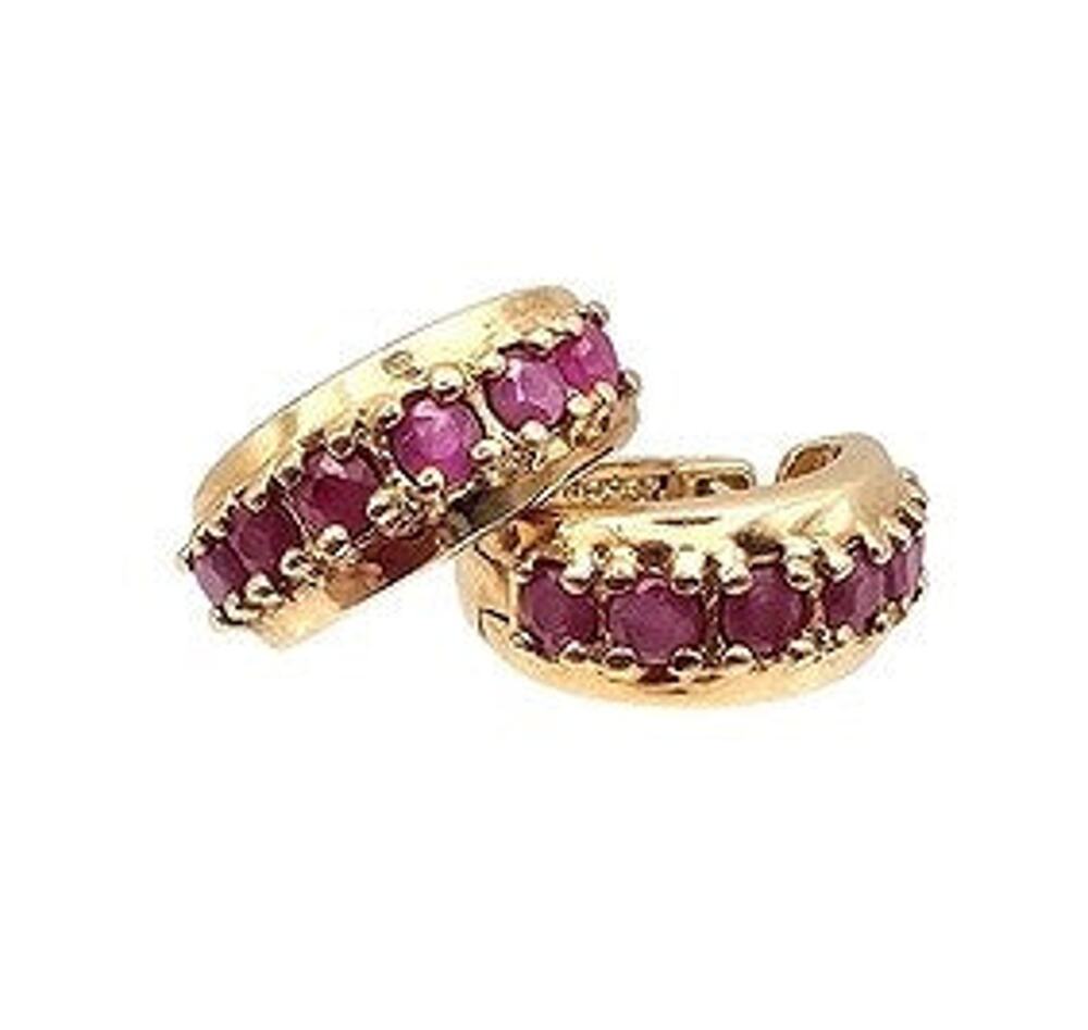 Ross Simons 925 Sterling Silver 14k Gold Vermeil Earrings - One Size